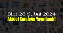 Bim 26 Ocak 2024 Aktüel Kataloğu Yayınlandı!