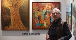 Canip Doğutürk, ArtContact Fuarı’nda Eserleriyle Göz Doldurdu.