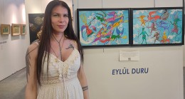 Eylül Duru eserleriyle Gazze’deki soykırıma hayır diyor