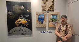 Murat Yücel eserlerini ArtContact Uluslararası Çağdaş Sanat Fuarı’nda sanatseverlerle buluşturdu