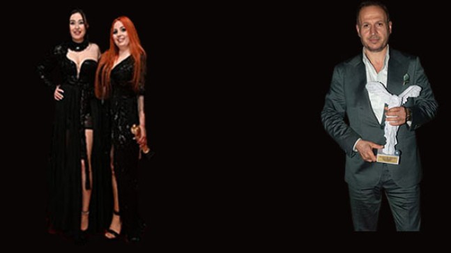 Selma Oruç ve Faruk Karataş, Mavi İnci ve Altın Nar Ödülleri’nde meslek onur ödülü kazandı.