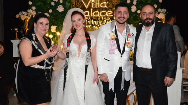 Alaattin-Fatma Ergün çifti dillere destan bir düğünle dünyaevine girdiler