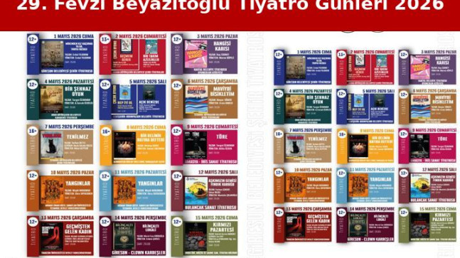 29’uncu Fevzi Bayazıtoğlu Uluslararası Tiyatro Günleri için geri sayıma başlandı