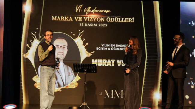 2025 Marka ve Vizyon Ödülleri’nde “Yılın En Başarılı Eğitim ve Öğrenci Koçu” Ödülü Murat Vural’ın