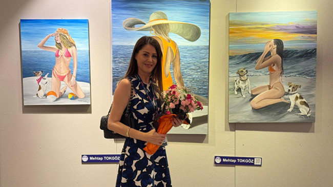 Mehtap Tokgöz, Yeni Eserleriyle Lütfi Kırdar Sanat ve Antika Fuarı’nda