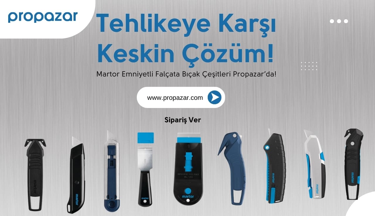 Martor Bıçak ve Essafe Baret Kullanımının İş Güvenliğindeki Önemi